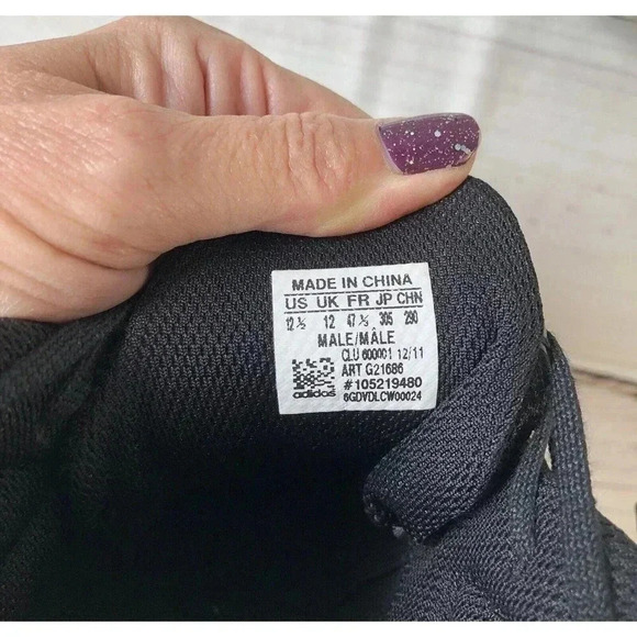 Adidas Excel 365 Metal Low Baseball Cleats Shoes Black Men's Size 12.5 - Picture 9 of 9